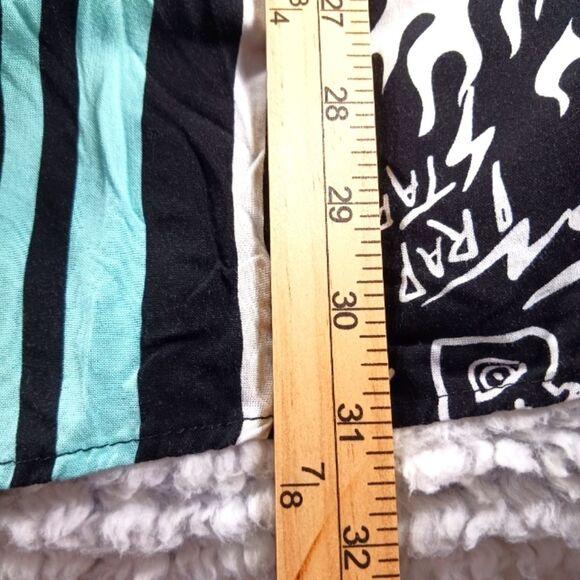 Reason Brand Trap Star Striped Hawaiian  Casual Button Down Shirt 3X RUNS SMALL - Picture 8 of 9